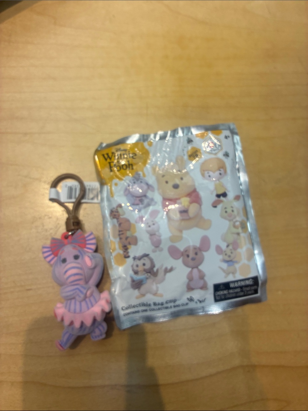 Exclusive Pink Elephant Keychain Winnie the Pooh